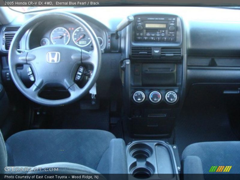 Eternal Blue Pearl / Black 2005 Honda CR-V EX 4WD