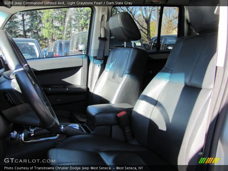 Light Graystone Pearl / Dark Slate Gray 2008 Jeep Commander Limited 4x4