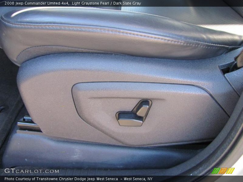 Light Graystone Pearl / Dark Slate Gray 2008 Jeep Commander Limited 4x4