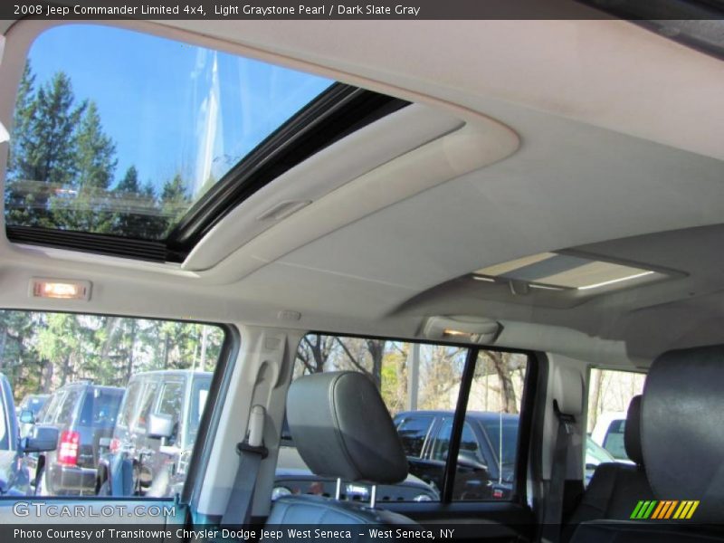 Light Graystone Pearl / Dark Slate Gray 2008 Jeep Commander Limited 4x4