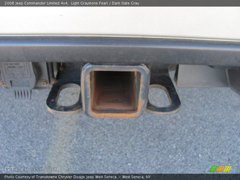 Light Graystone Pearl / Dark Slate Gray 2008 Jeep Commander Limited 4x4