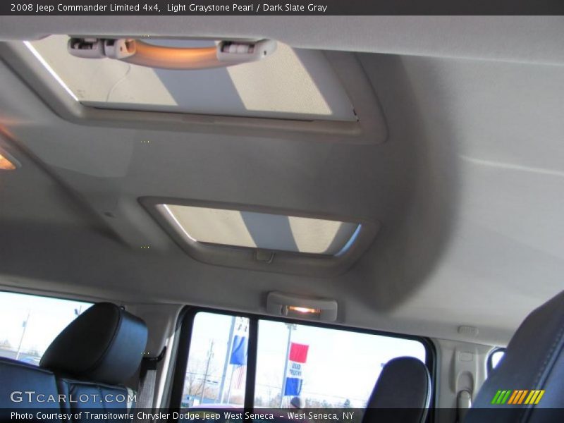 Light Graystone Pearl / Dark Slate Gray 2008 Jeep Commander Limited 4x4