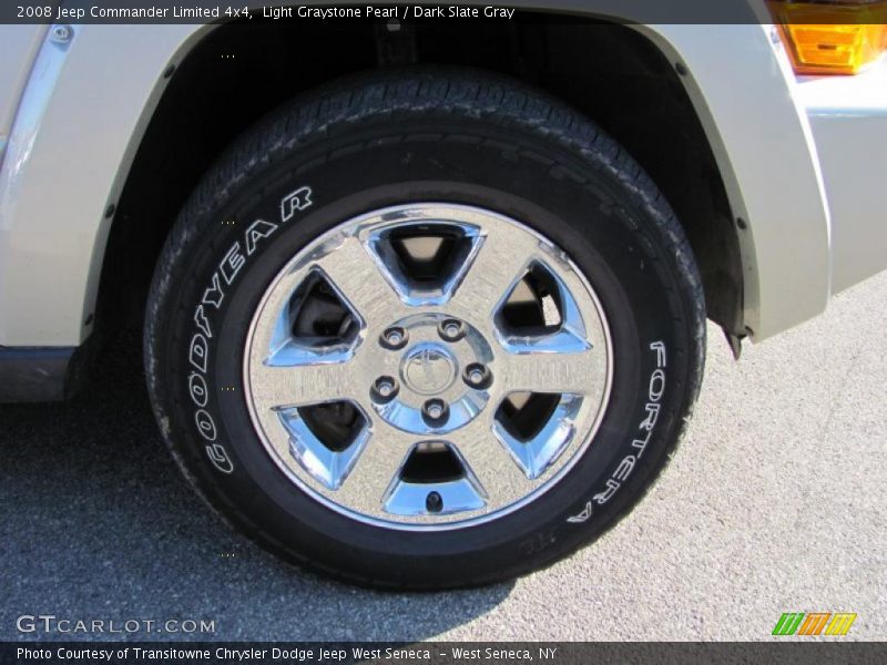Light Graystone Pearl / Dark Slate Gray 2008 Jeep Commander Limited 4x4