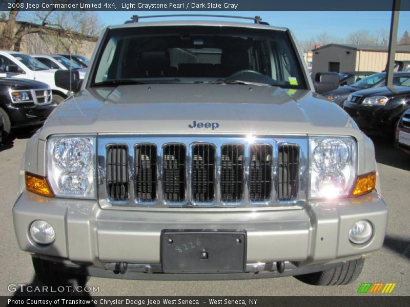 Light Graystone Pearl / Dark Slate Gray 2008 Jeep Commander Limited 4x4