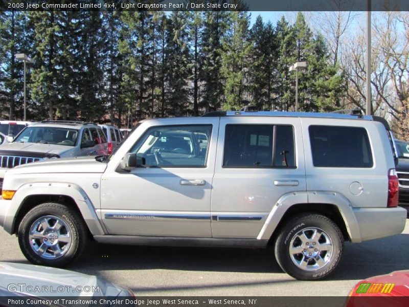 Light Graystone Pearl / Dark Slate Gray 2008 Jeep Commander Limited 4x4