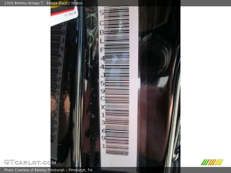 Beluga Black / Stratos 2009 Bentley Arnage T