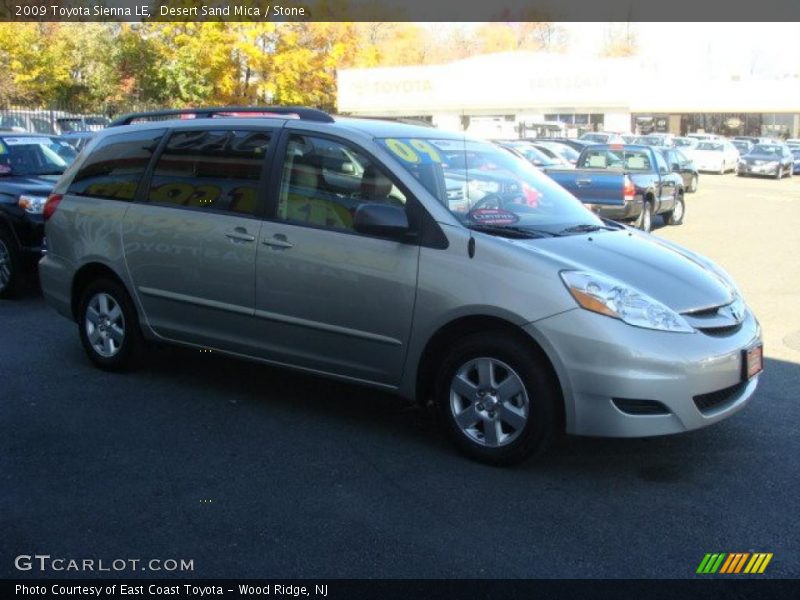 Desert Sand Mica / Stone 2009 Toyota Sienna LE