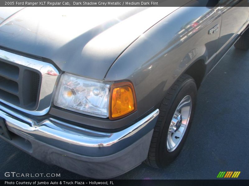 Dark Shadow Grey Metallic / Medium Dark Flint 2005 Ford Ranger XLT Regular Cab