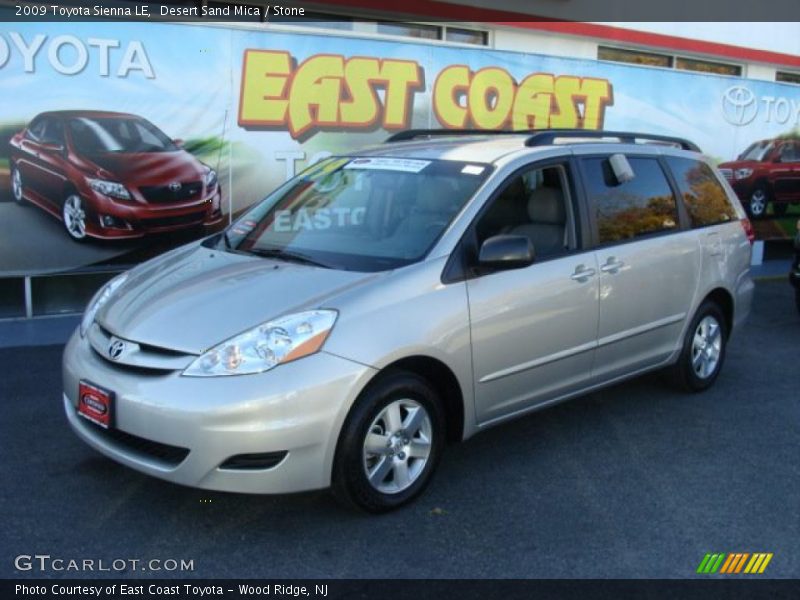 Desert Sand Mica / Stone 2009 Toyota Sienna LE