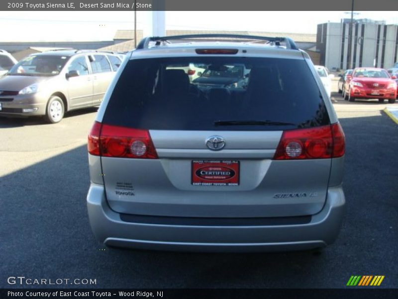 Desert Sand Mica / Stone 2009 Toyota Sienna LE