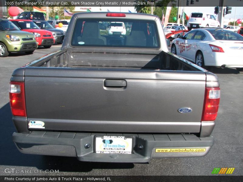 Dark Shadow Grey Metallic / Medium Dark Flint 2005 Ford Ranger XLT Regular Cab