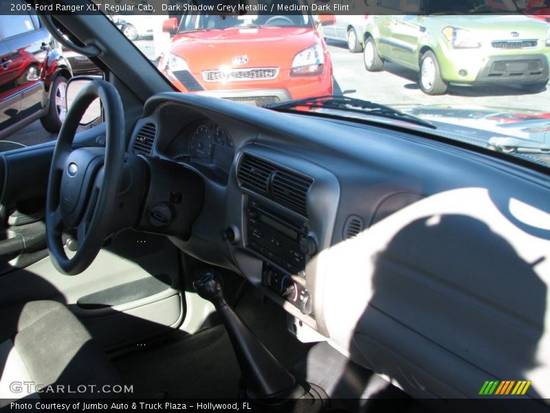 Dark Shadow Grey Metallic / Medium Dark Flint 2005 Ford Ranger XLT Regular Cab