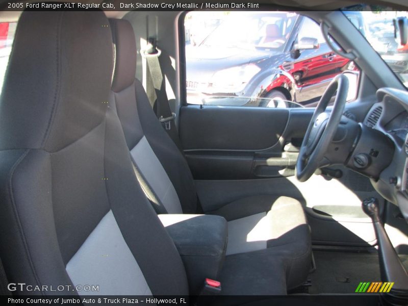 Dark Shadow Grey Metallic / Medium Dark Flint 2005 Ford Ranger XLT Regular Cab