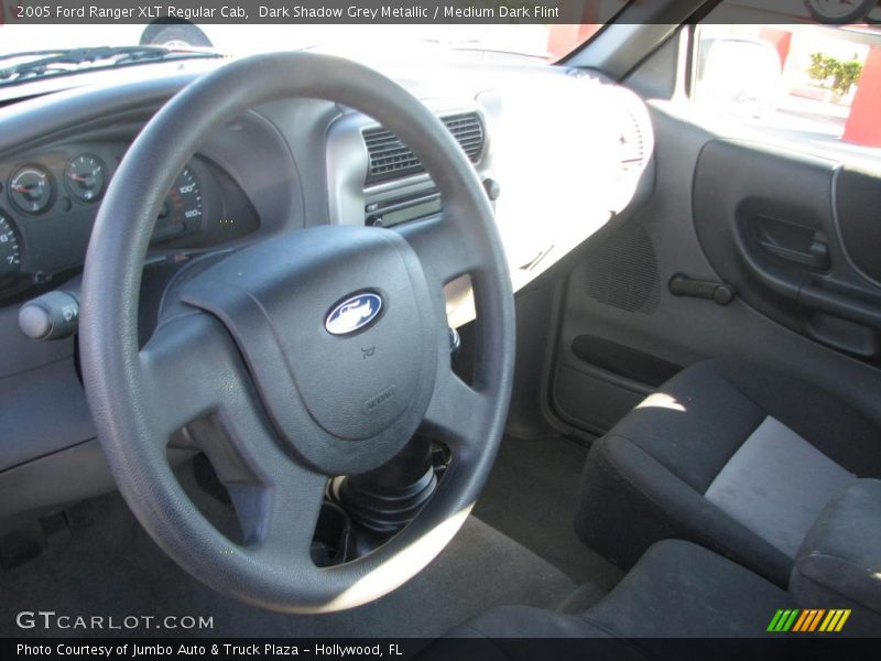 Dark Shadow Grey Metallic / Medium Dark Flint 2005 Ford Ranger XLT Regular Cab