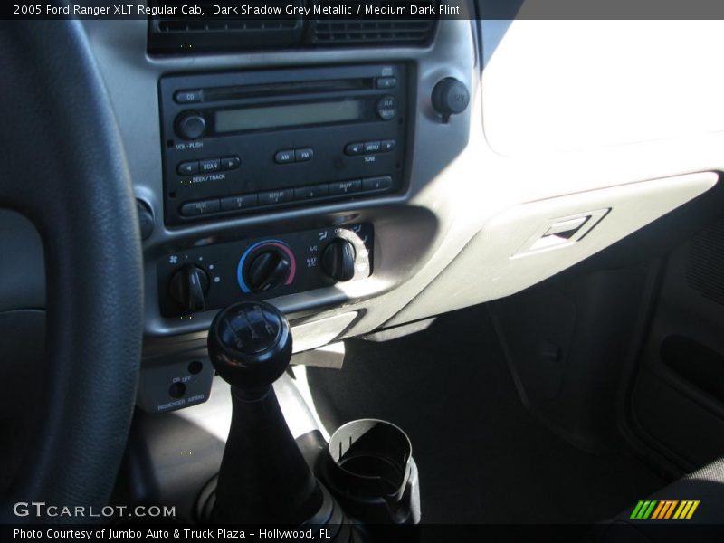 Dark Shadow Grey Metallic / Medium Dark Flint 2005 Ford Ranger XLT Regular Cab
