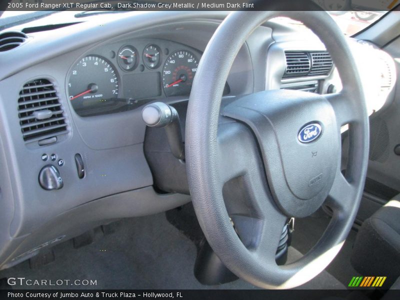 Dark Shadow Grey Metallic / Medium Dark Flint 2005 Ford Ranger XLT Regular Cab