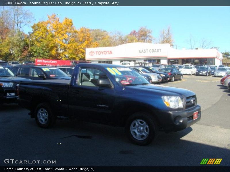 Indigo Ink Pearl / Graphite Gray 2008 Toyota Tacoma Regular Cab