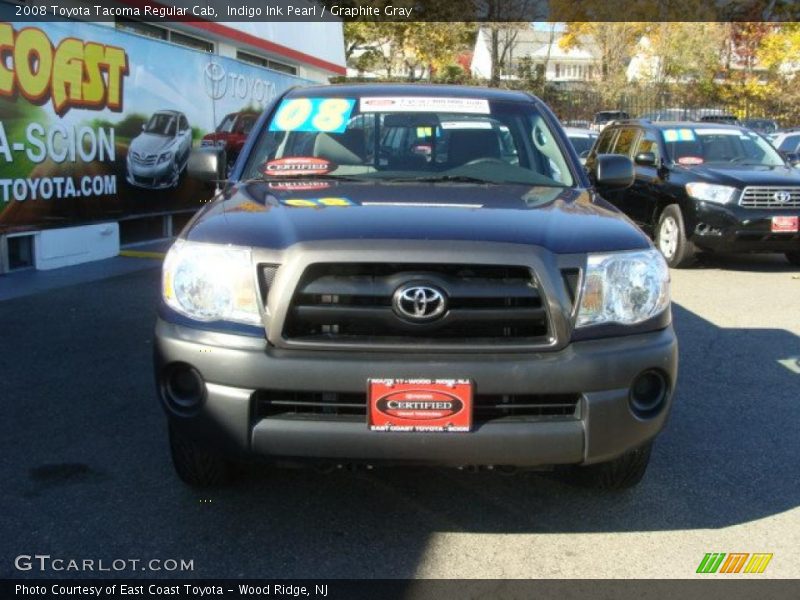 Indigo Ink Pearl / Graphite Gray 2008 Toyota Tacoma Regular Cab