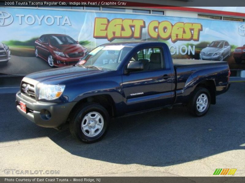 Indigo Ink Pearl / Graphite Gray 2008 Toyota Tacoma Regular Cab