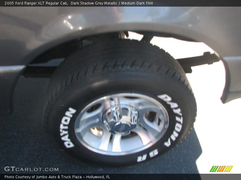 Dark Shadow Grey Metallic / Medium Dark Flint 2005 Ford Ranger XLT Regular Cab