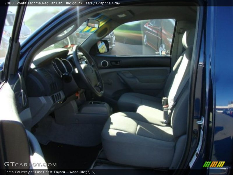 Indigo Ink Pearl / Graphite Gray 2008 Toyota Tacoma Regular Cab