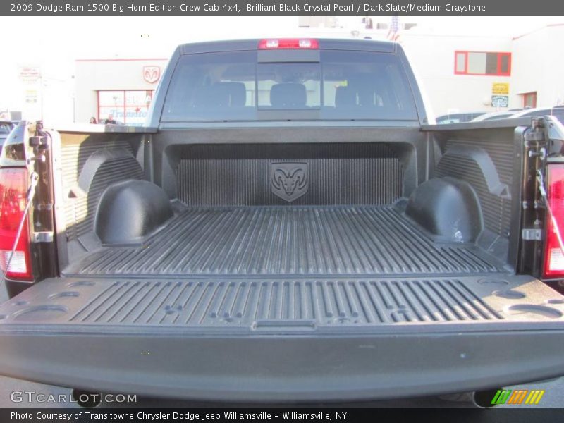 Brilliant Black Crystal Pearl / Dark Slate/Medium Graystone 2009 Dodge Ram 1500 Big Horn Edition Crew Cab 4x4