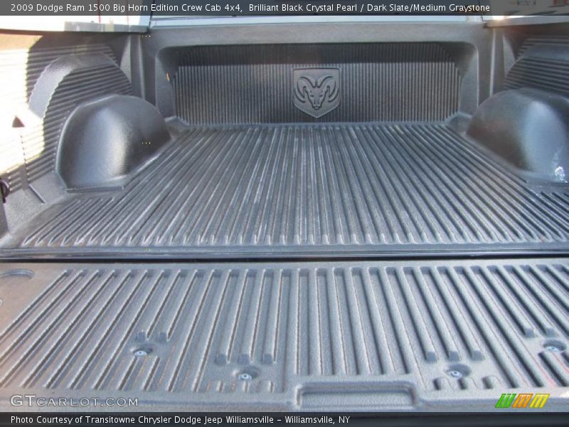 Brilliant Black Crystal Pearl / Dark Slate/Medium Graystone 2009 Dodge Ram 1500 Big Horn Edition Crew Cab 4x4