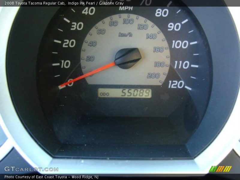 Indigo Ink Pearl / Graphite Gray 2008 Toyota Tacoma Regular Cab