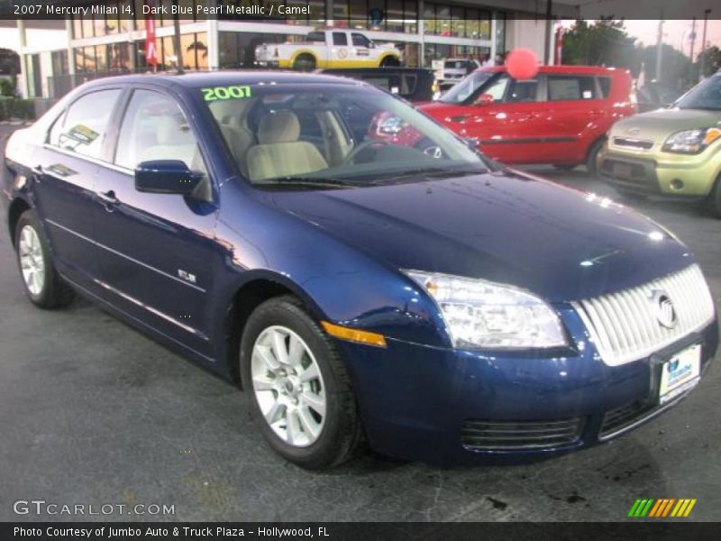 Dark Blue Pearl Metallic / Camel 2007 Mercury Milan I4