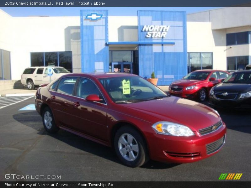 Red Jewel Tintcoat / Ebony 2009 Chevrolet Impala LT