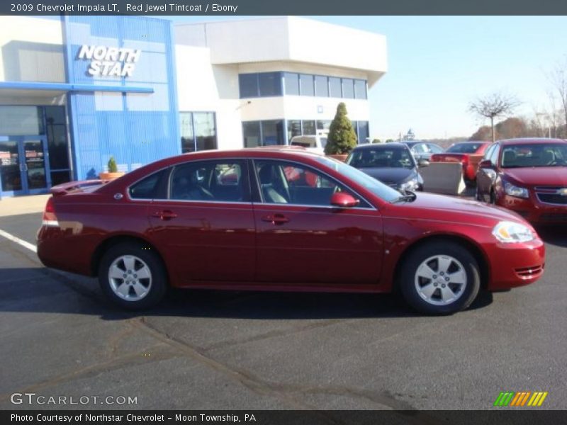 Red Jewel Tintcoat / Ebony 2009 Chevrolet Impala LT