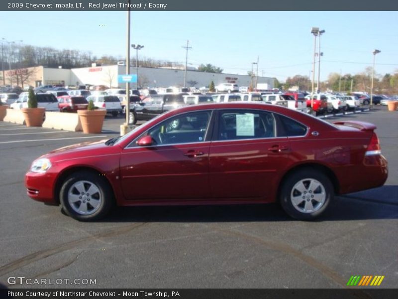 Red Jewel Tintcoat / Ebony 2009 Chevrolet Impala LT