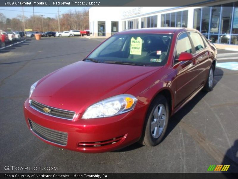 Red Jewel Tintcoat / Ebony 2009 Chevrolet Impala LT