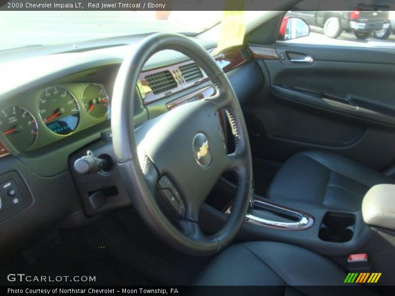 Red Jewel Tintcoat / Ebony 2009 Chevrolet Impala LT