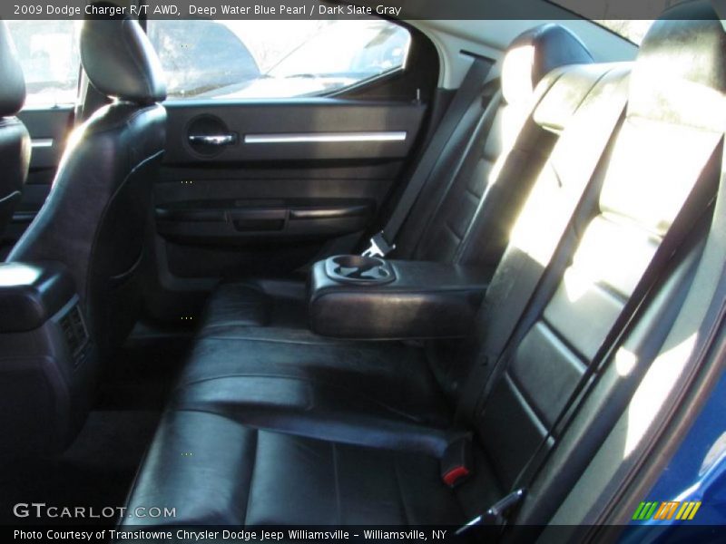 Deep Water Blue Pearl / Dark Slate Gray 2009 Dodge Charger R/T AWD