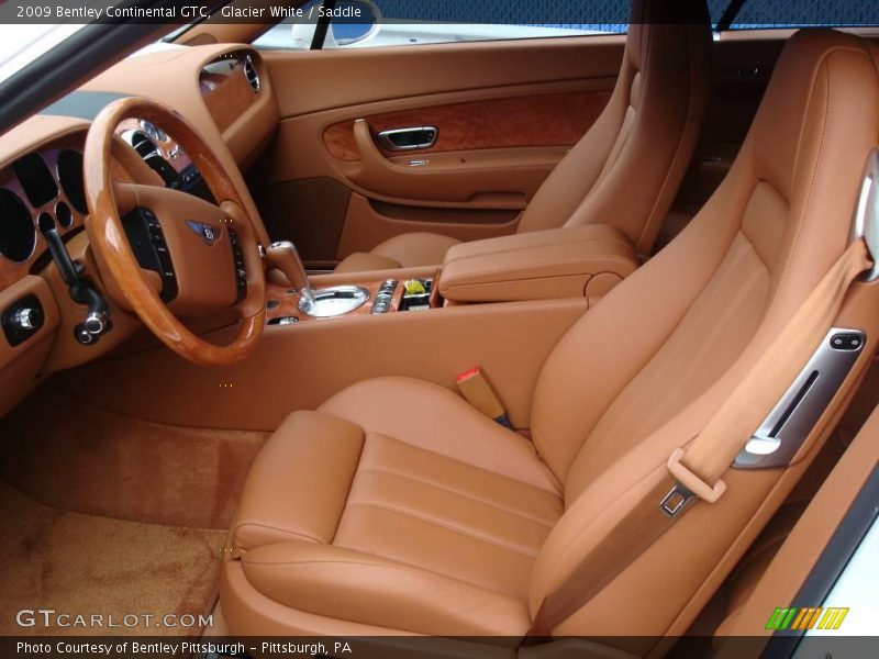 Glacier White / Saddle 2009 Bentley Continental GTC