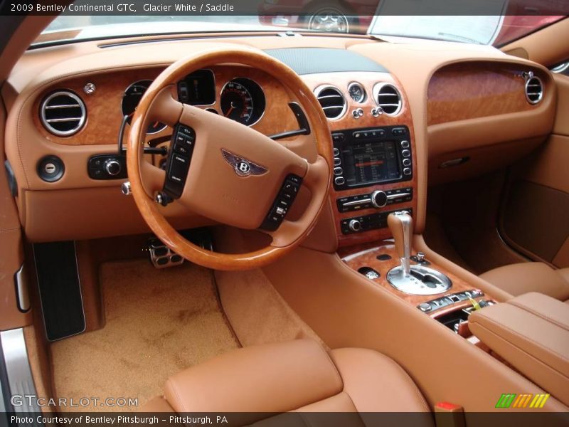 Glacier White / Saddle 2009 Bentley Continental GTC