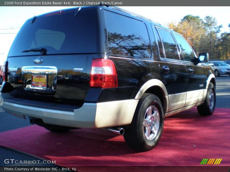 Black / Charcoal Black/Camel 2008 Ford Expedition Eddie Bauer 4x4