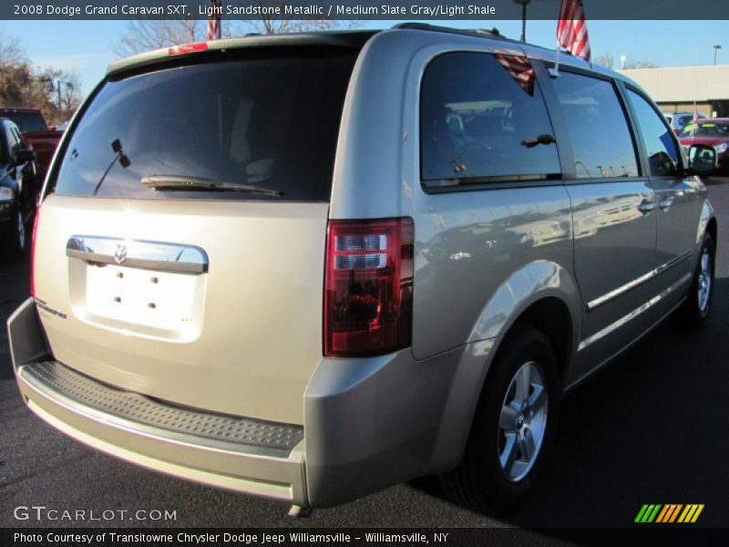 Light Sandstone Metallic / Medium Slate Gray/Light Shale 2008 Dodge Grand Caravan SXT