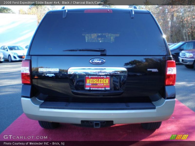 Black / Charcoal Black/Camel 2008 Ford Expedition Eddie Bauer 4x4