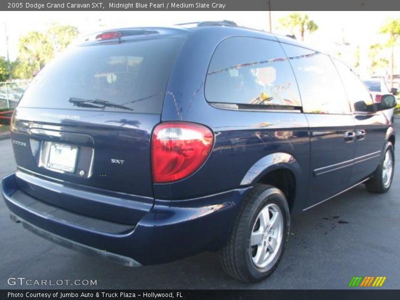 Midnight Blue Pearl / Medium Slate Gray 2005 Dodge Grand Caravan SXT