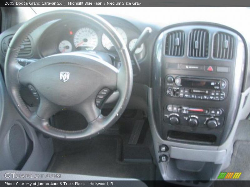 Midnight Blue Pearl / Medium Slate Gray 2005 Dodge Grand Caravan SXT