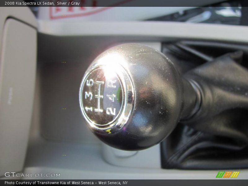 Silver / Gray 2008 Kia Spectra LX Sedan