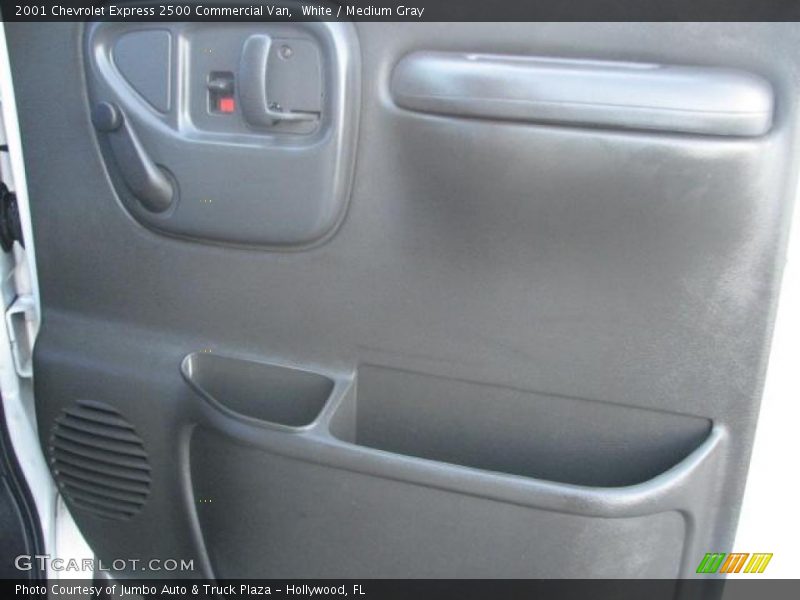 White / Medium Gray 2001 Chevrolet Express 2500 Commercial Van