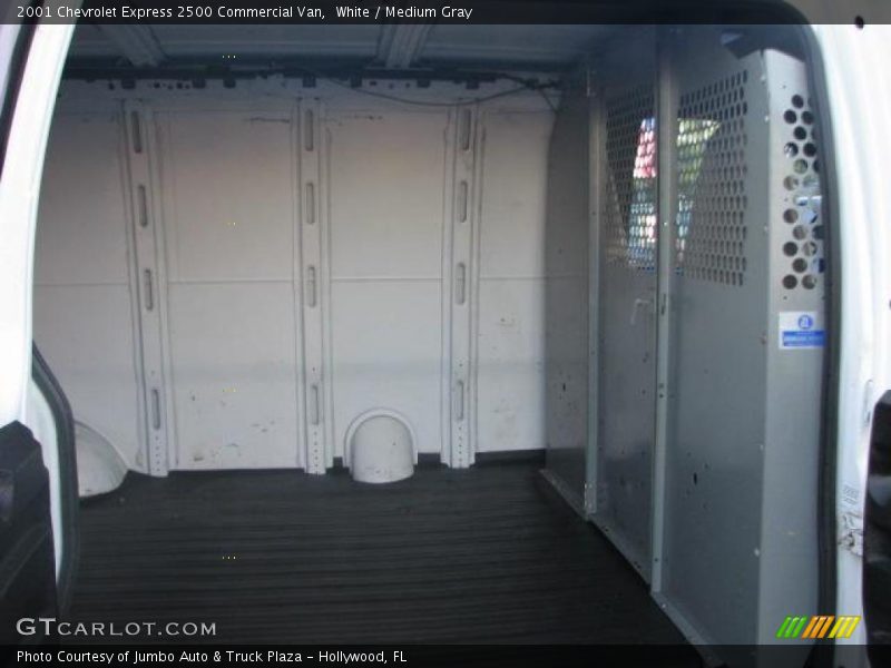 White / Medium Gray 2001 Chevrolet Express 2500 Commercial Van