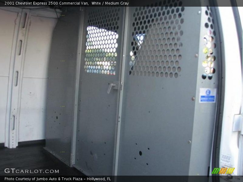 White / Medium Gray 2001 Chevrolet Express 2500 Commercial Van