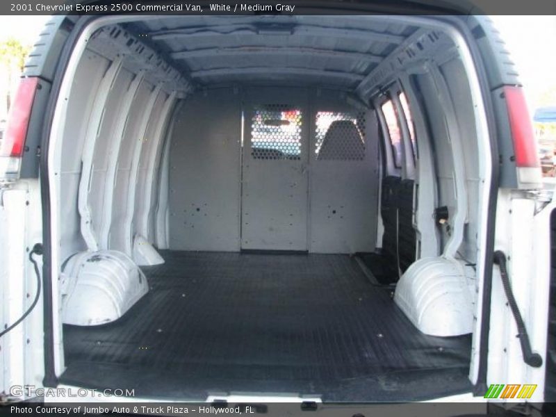 White / Medium Gray 2001 Chevrolet Express 2500 Commercial Van
