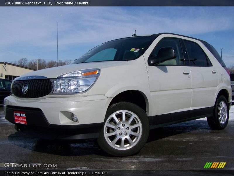 Frost White / Neutral 2007 Buick Rendezvous CX