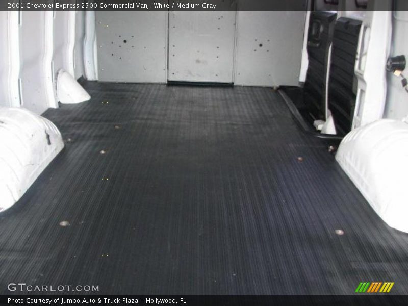 White / Medium Gray 2001 Chevrolet Express 2500 Commercial Van