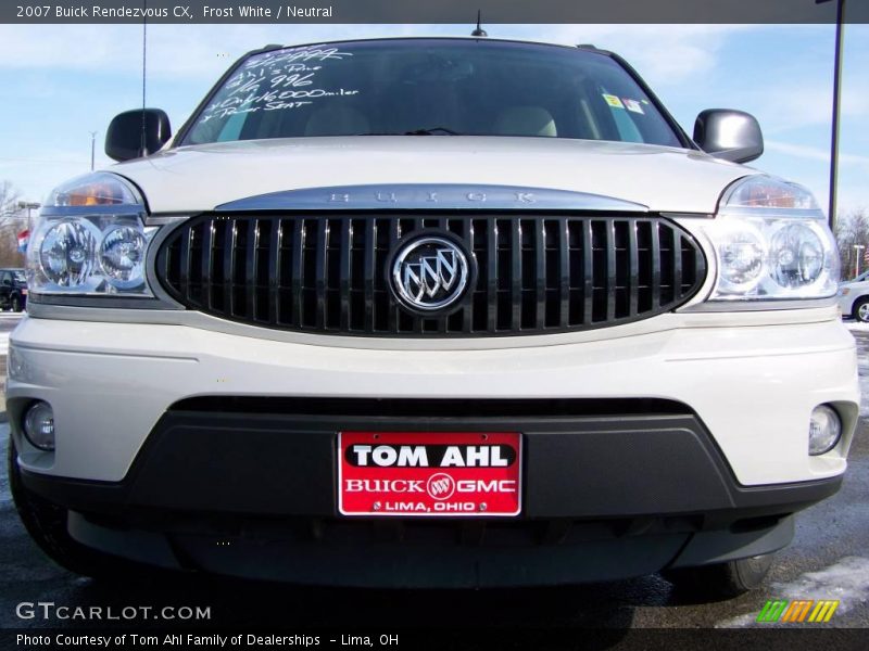 Frost White / Neutral 2007 Buick Rendezvous CX